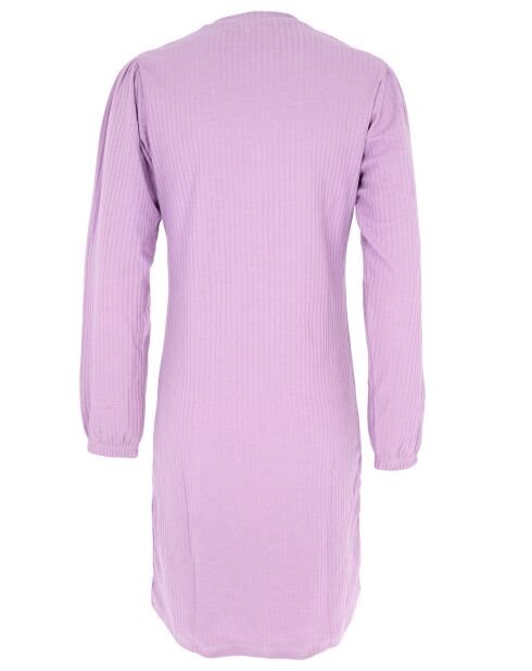 Chemise de nuit à manches longues lilas