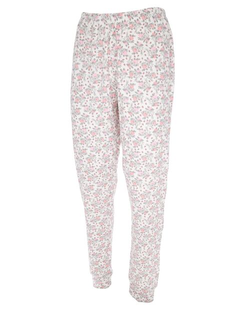 Pyjama à manches longues & pantalon rose