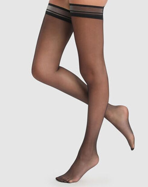 3 Collants Dim Up Sexy Fascination 15 deniers noirs