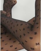 Collants Style Logo Mania 16 deniers noirs