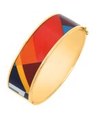 Armreif Mosaic Freak aus Gelbgold/mehrfarbig vergoldet