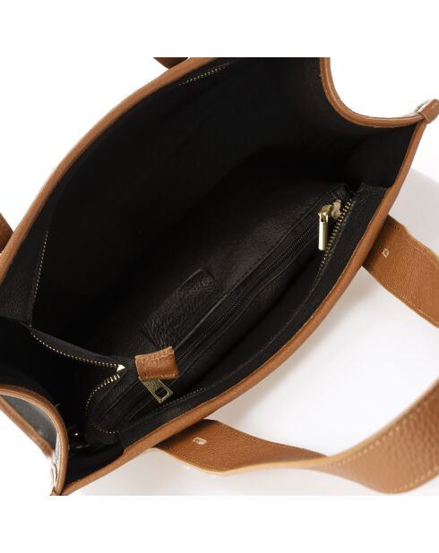 Sac porté épaule en Cuir noir - 38x12x28 cm