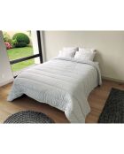 Couette Tempérée  Top Cool rayée blanc/bleu