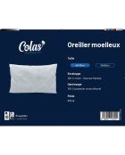 Oreiller Médium Flanelle blanc - 45x70 cm