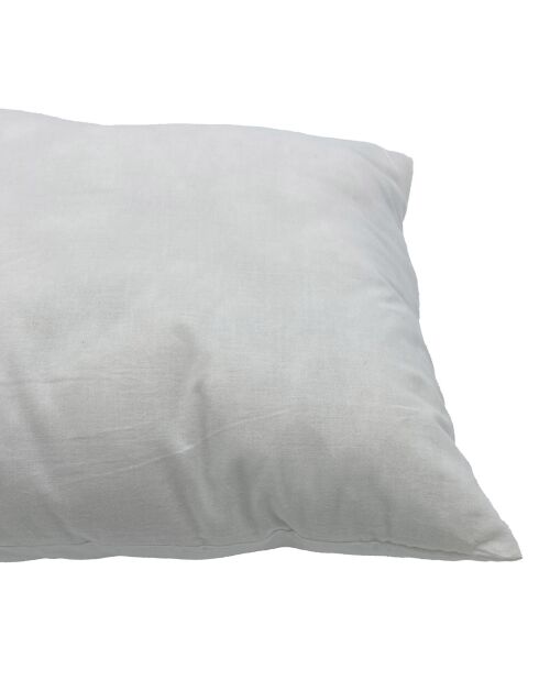 Oreiller Médium Flanelle blanc - 60x60 cm