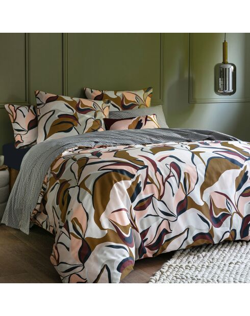 Parure housse de couette Pisano en satin de coton multicolore