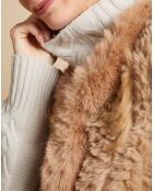 Gilet sans manches Loanne camel