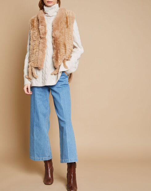 Gilet sans manches Loanne camel