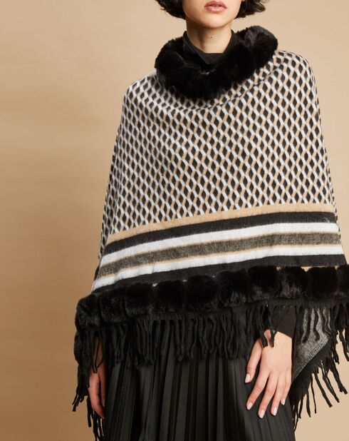 Poncho Anne noir