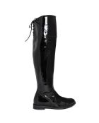 Cuissardes en Cuir Verni Blaise noires