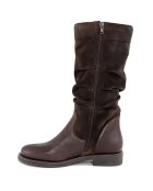 Bottes en Cuir Tamara marron