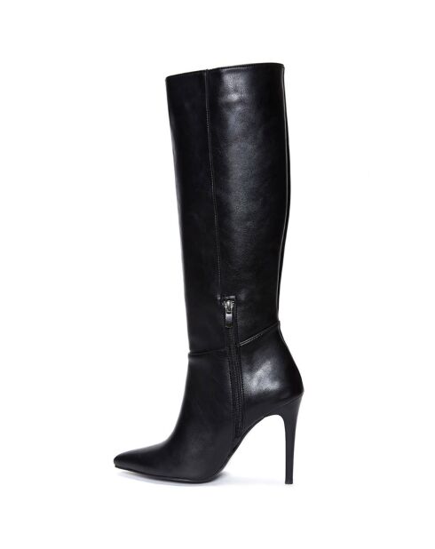Bottes Lexa noires - Talon 11 cm