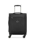 Valise Cabine extensible 4 doubles roues Montmartre Air recyclée 55 cm noire