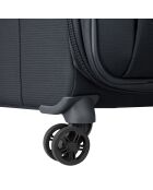 Valise Cabine extensible 4 doubles roues Montmartre Air recyclée 55 cm noire
