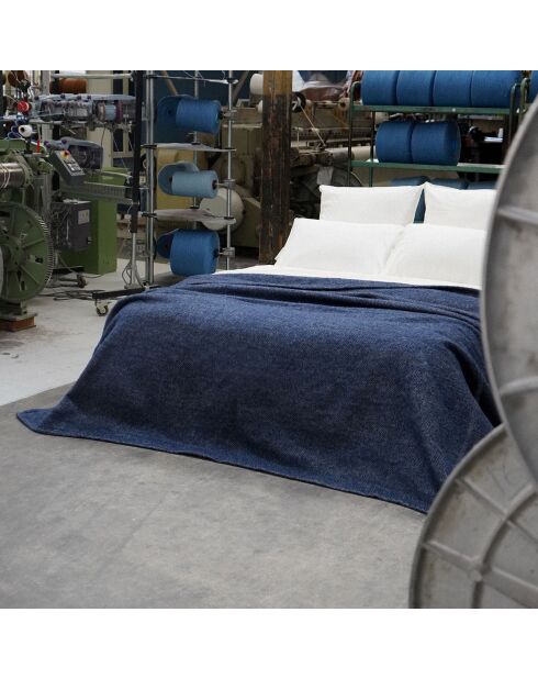Coperta in misto lana marina Edinburgh