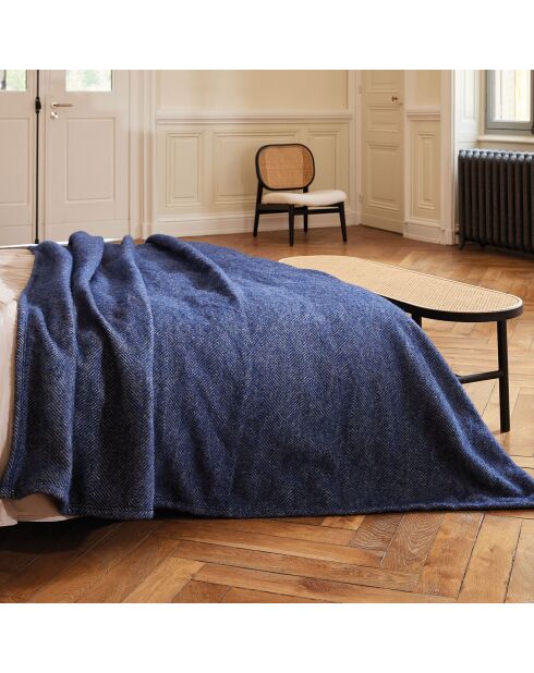 Coperta in misto lana marina Edinburgh