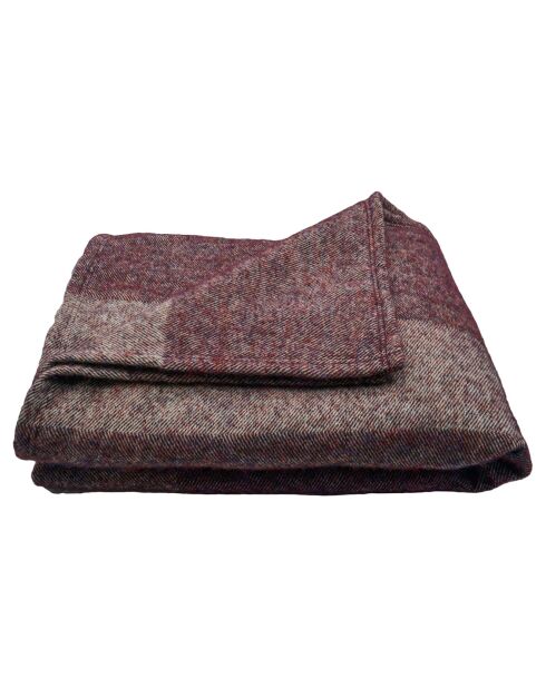 Glasgow-wollen deken met wijnvoering