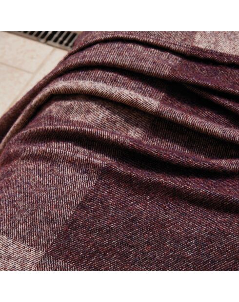 Glasgow-wollen deken met wijnvoering