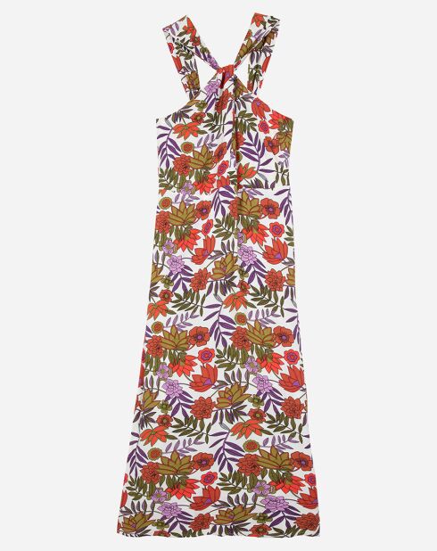 Robe Muguelle crème/multicolore