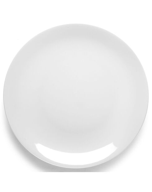 Service en Porcelaine Hermine blanc - 18 pièces