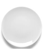 Service en Porcelaine Hermine blanc - 18 pièces