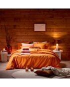 Set copripiumino in flanella di rame Laura