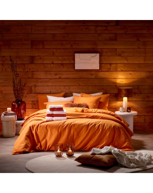 Set copripiumino in flanella di rame Laura