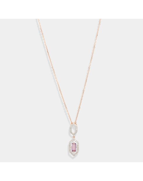 Anhänger aus Roségold von Callia mit 0,13 Karat Diamanten und 0,18 Karat Amethyst