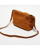 Borsa a tracolla Katya in pelle cammello - 24x18x7,5 cm