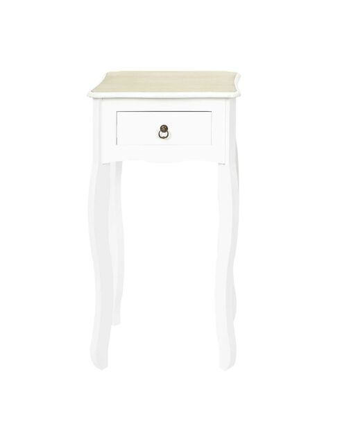 2 Selettes Victoria blanches - 40x30x75 cm
