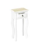 2 Selettes Victoria blanches - 40x30x75 cm