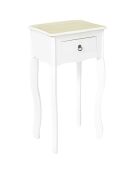 2 Selettes Victoria blanches - 40x30x75 cm