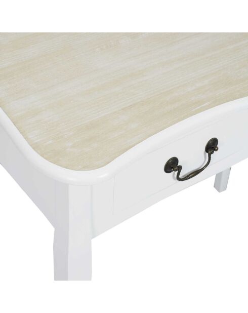 Victoria weißer Schreibtisch - 90x50x78 cm