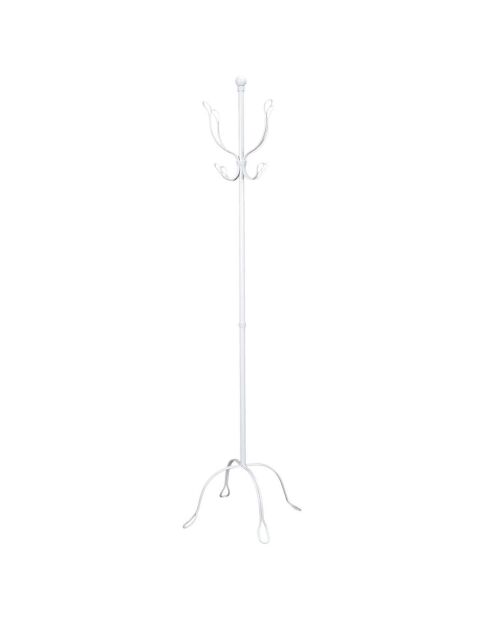 Porte-manteau Vintage Métal blanc - 50x50x170 cm