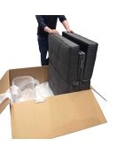 Canapé Convertible gris/vert - 197x90x84 cm