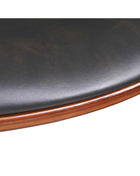 Chaise de Bar Reno noire - 52.5x51x97 cm