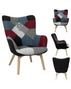 Fauteuil Patchwork Milano multicolore - 72x80x99 cm