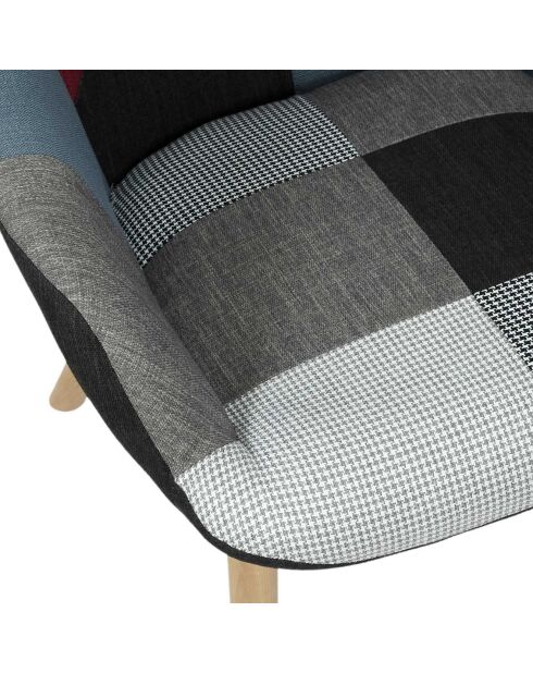 Fauteuil Patchwork Milano multicolore - 72x80x99 cm