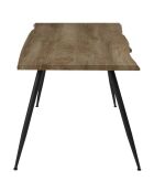 Table de Repas Forest bois/noir - 110x75x75 cm