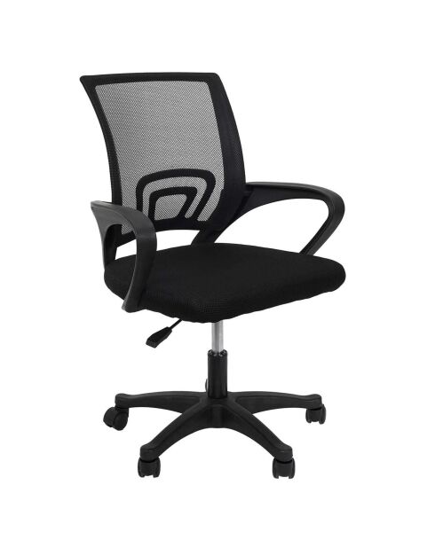 Fauteuil de Bureau noir - 59x54x96 cm