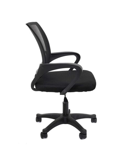 Fauteuil de Bureau noir - 59x54x96 cm