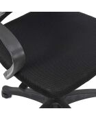 Fauteuil de Bureau noir - 59x54x96 cm