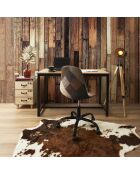 Chaise de Bureau Patchwork marron/multicolore - 55x44x78 cm