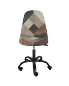 Chaise de Bureau Patchwork marron/multicolore - 55x44x78 cm