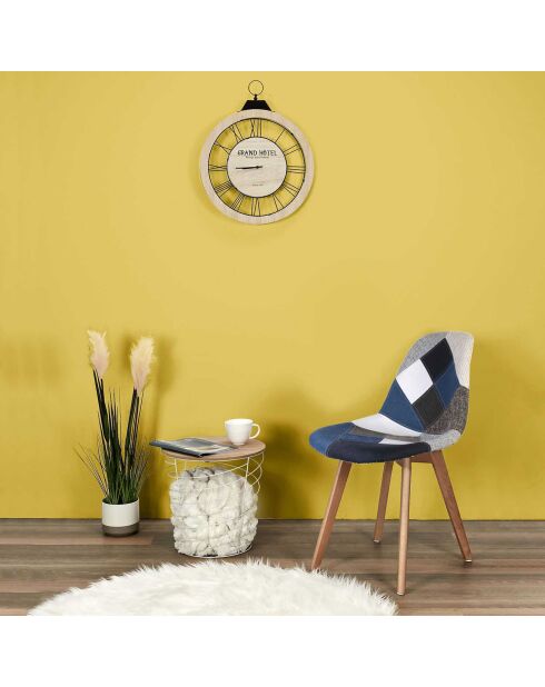 4 Chaises Patchwork multicolores - 47.3x53.5x87.3 cm