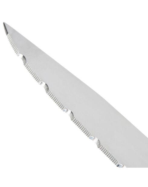 6 Couteaux Chic gris - 23 cm