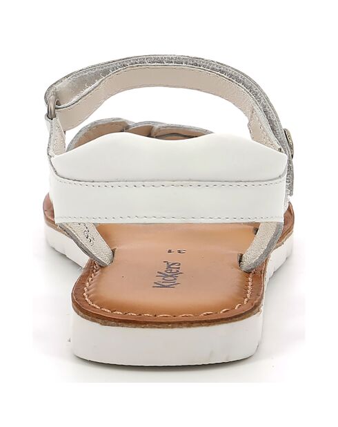 Sandales en Cuir Betty blanches