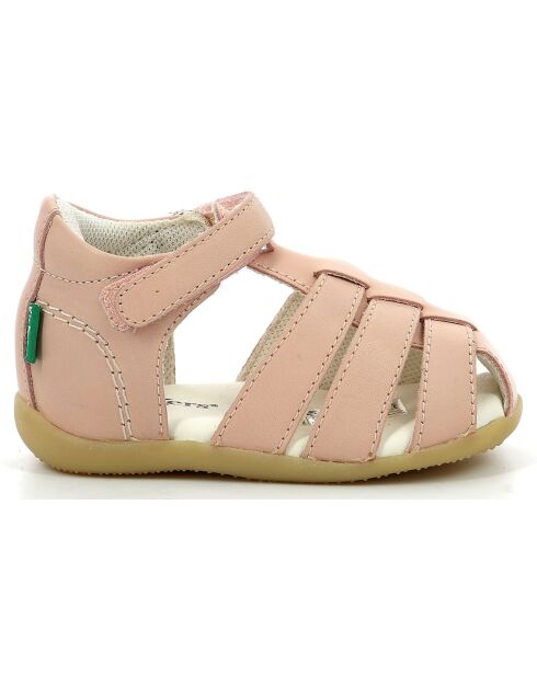 Sandales en Cuir Bigflo-2 rose clair