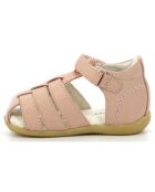 Sandales en Cuir Bigflo-2 rose clair