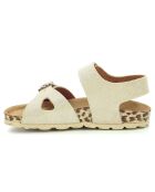 Sandales Sunkro beige/léopard